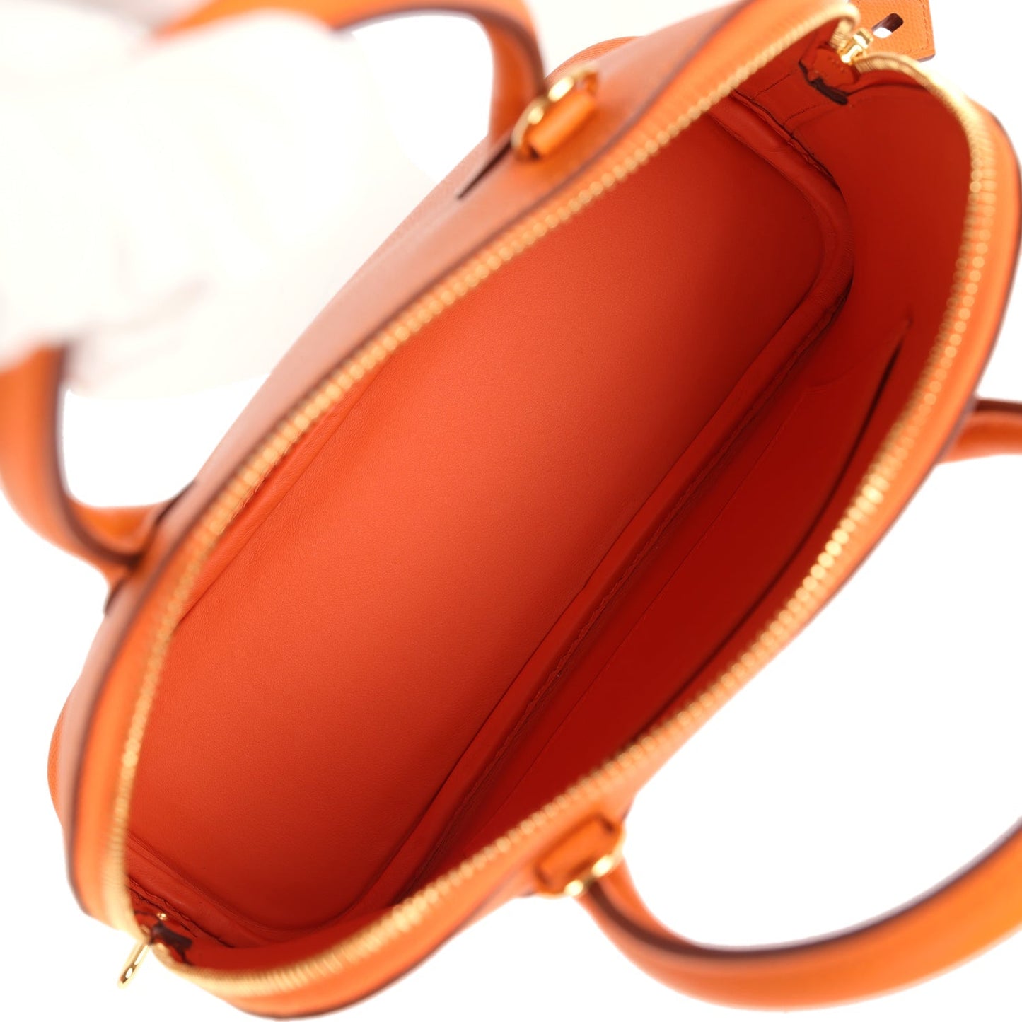 1923 Bolide 25 Orange Epsom Gold Hardware