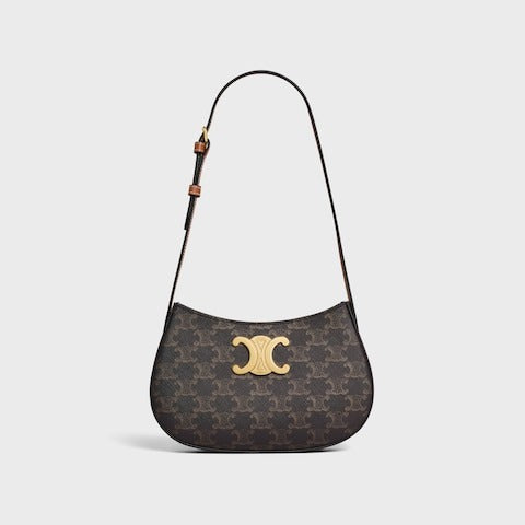 Medium Tilly Bag In Triomphe Canvas and Calfskin