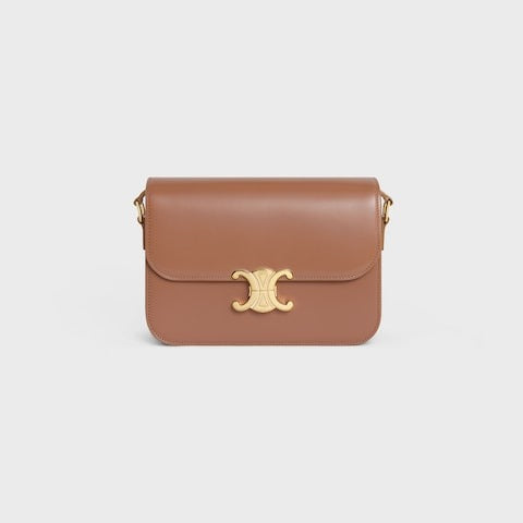 Classique Triophme Bage In Shiny Calfskin