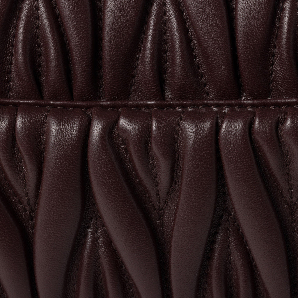 Miu Miu Matelassé Nappa Leather Shoulder Bag