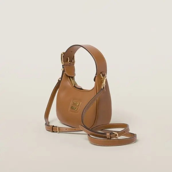 Miu Miu Leather Hobo Bag