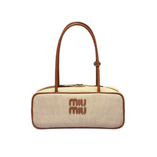 Beau bag in canva and leather