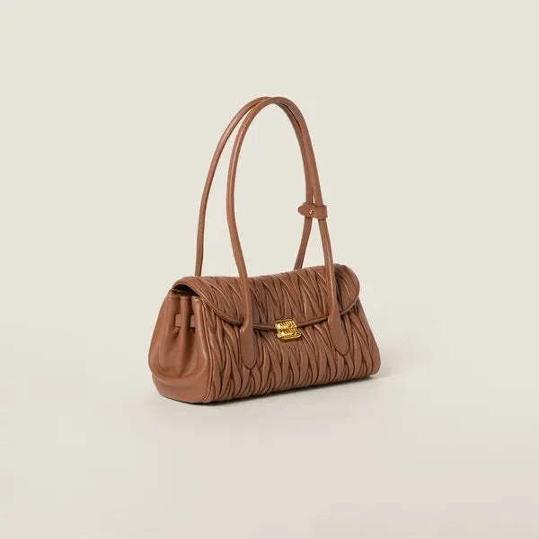 Miu Miu Matelassé Nappa Leather Shoulder Bag