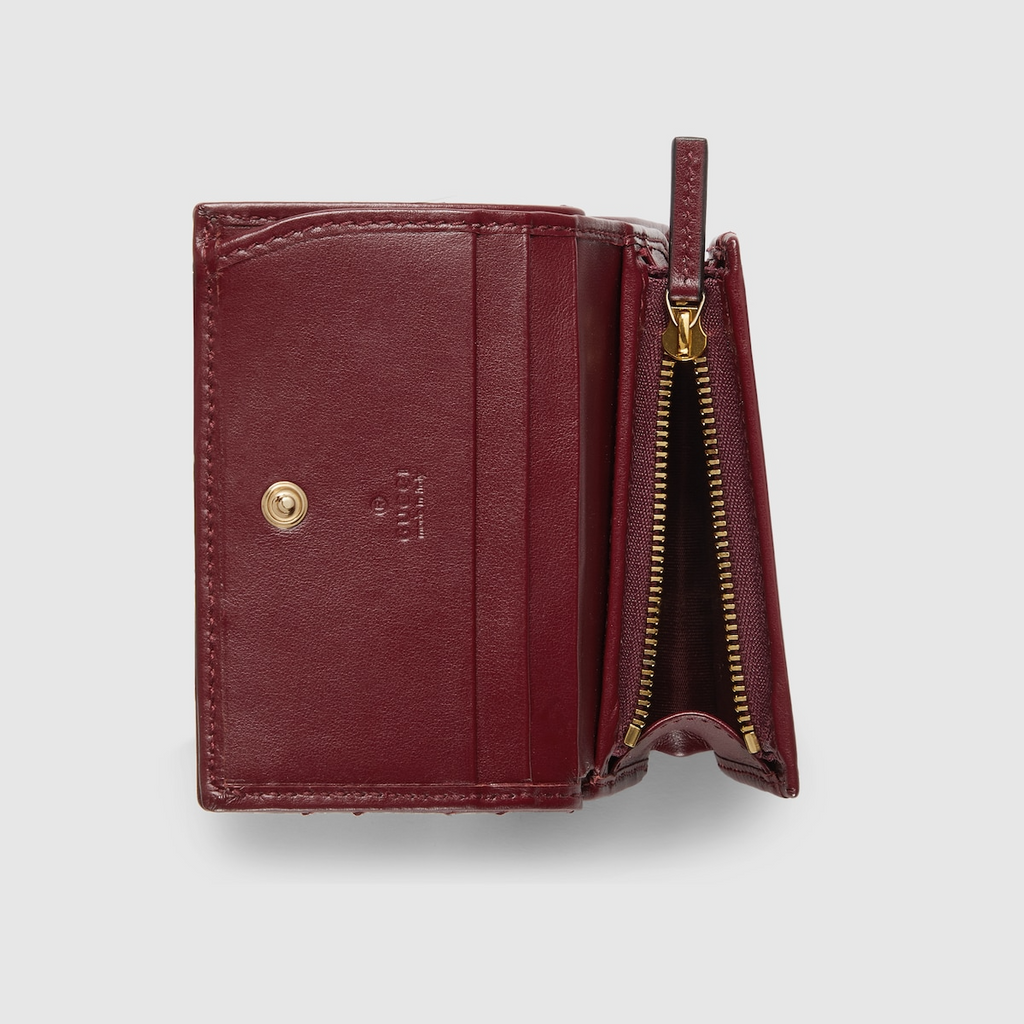 Gucci Marmont Quilted Card Case Wallet