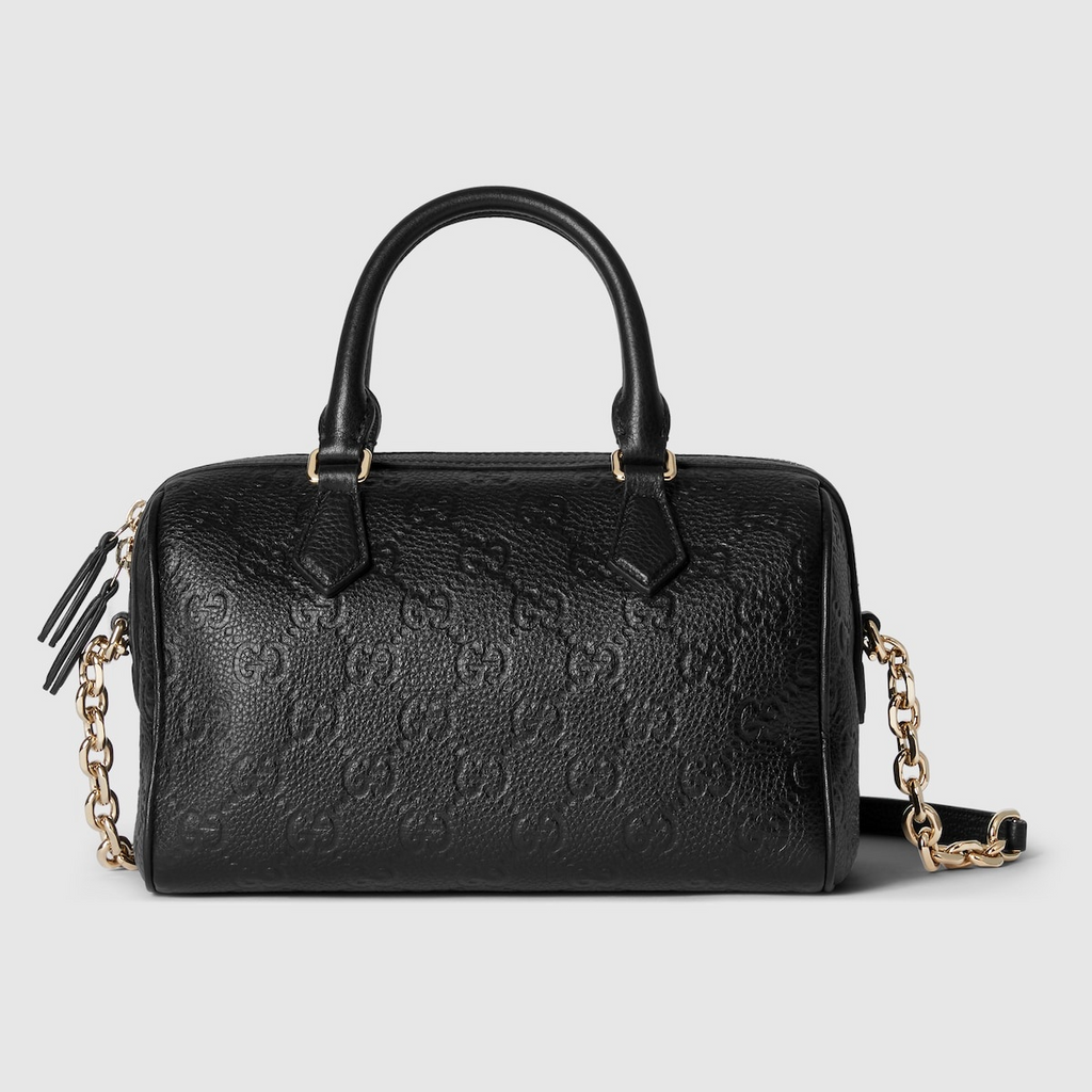 Gucci Emblem Medium Boston Bag