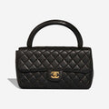 Black Quilted Lambskin Vintage Medium Classic Kelly