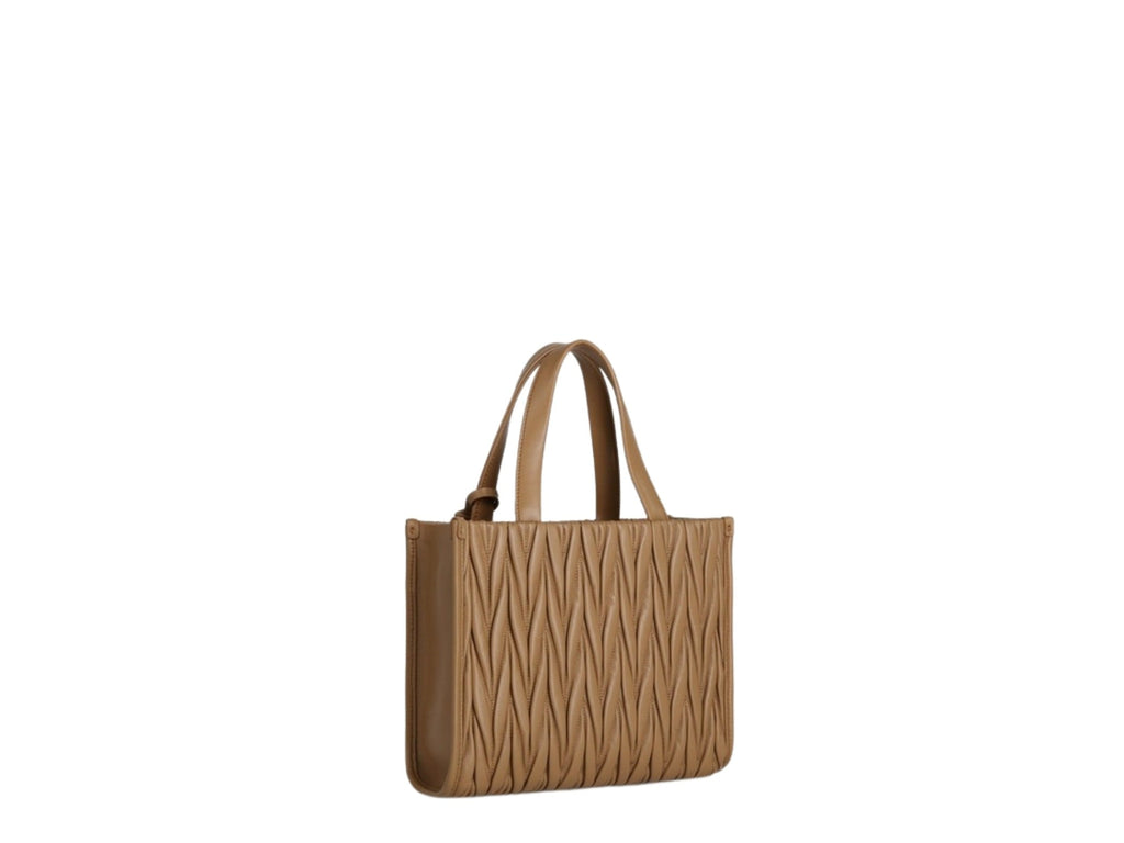 Miu Miu Matelassé Nappa Leather Tote