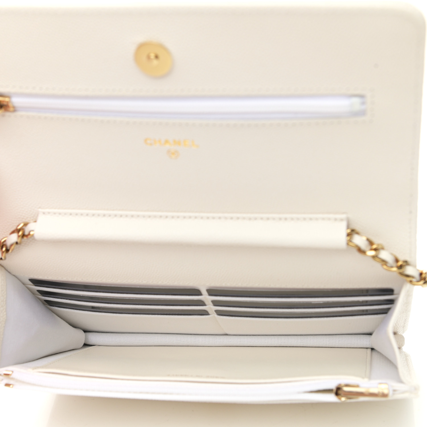 Classic Wallet on Chain Lambskin Gold Hardware