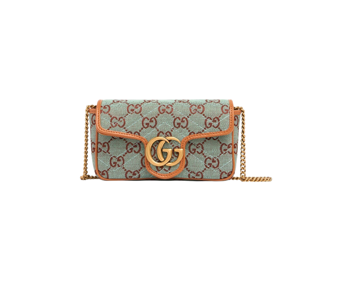 Gucci Monogram Multicolor Marmont Shoulder Bag