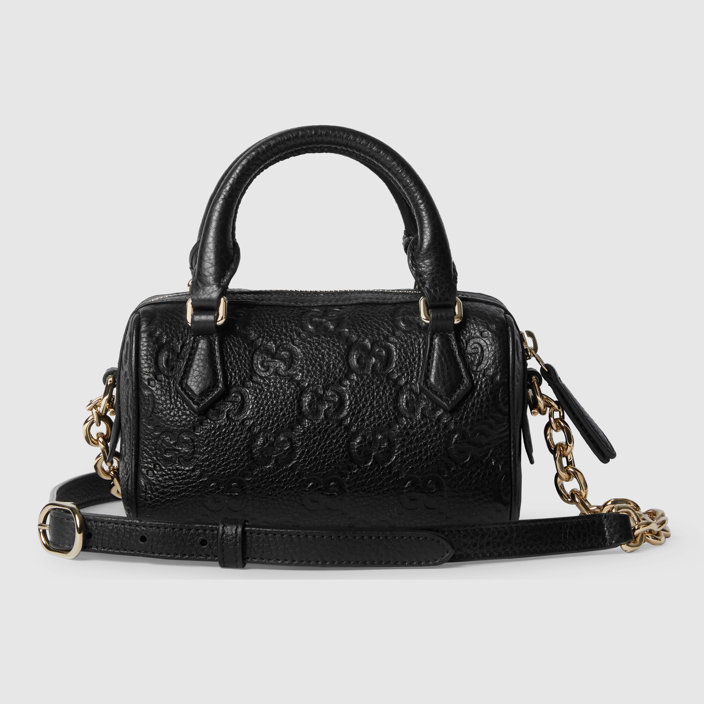 Gucci Emblem Mini Boston Bag