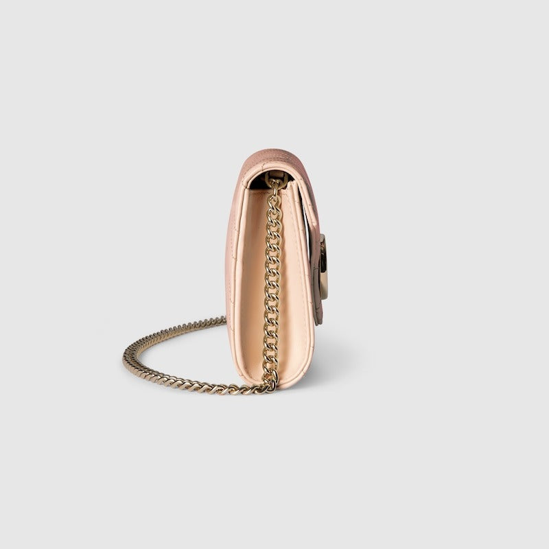 GG Marmont wallet on chain