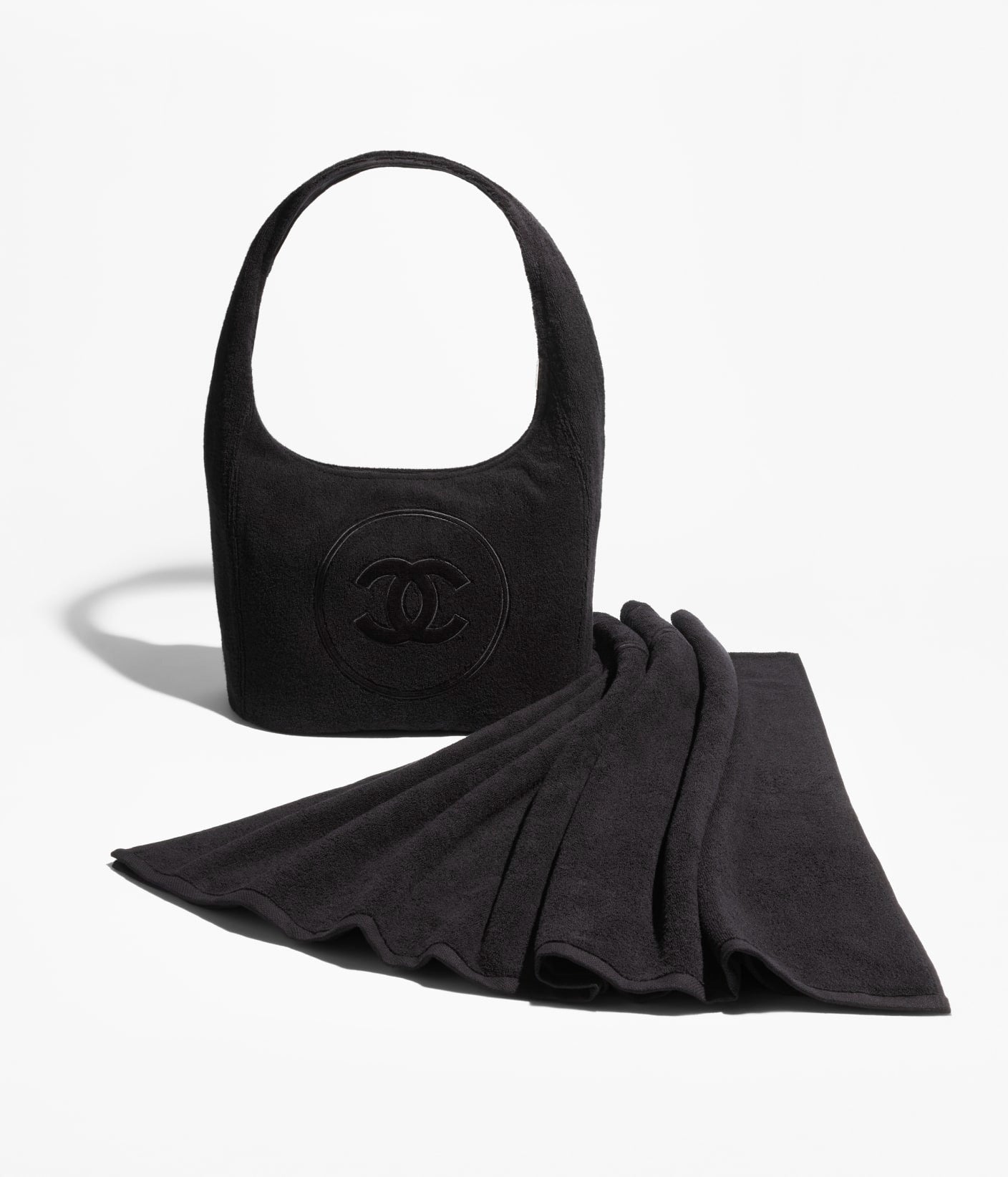 Beachwear Set Cotton Black