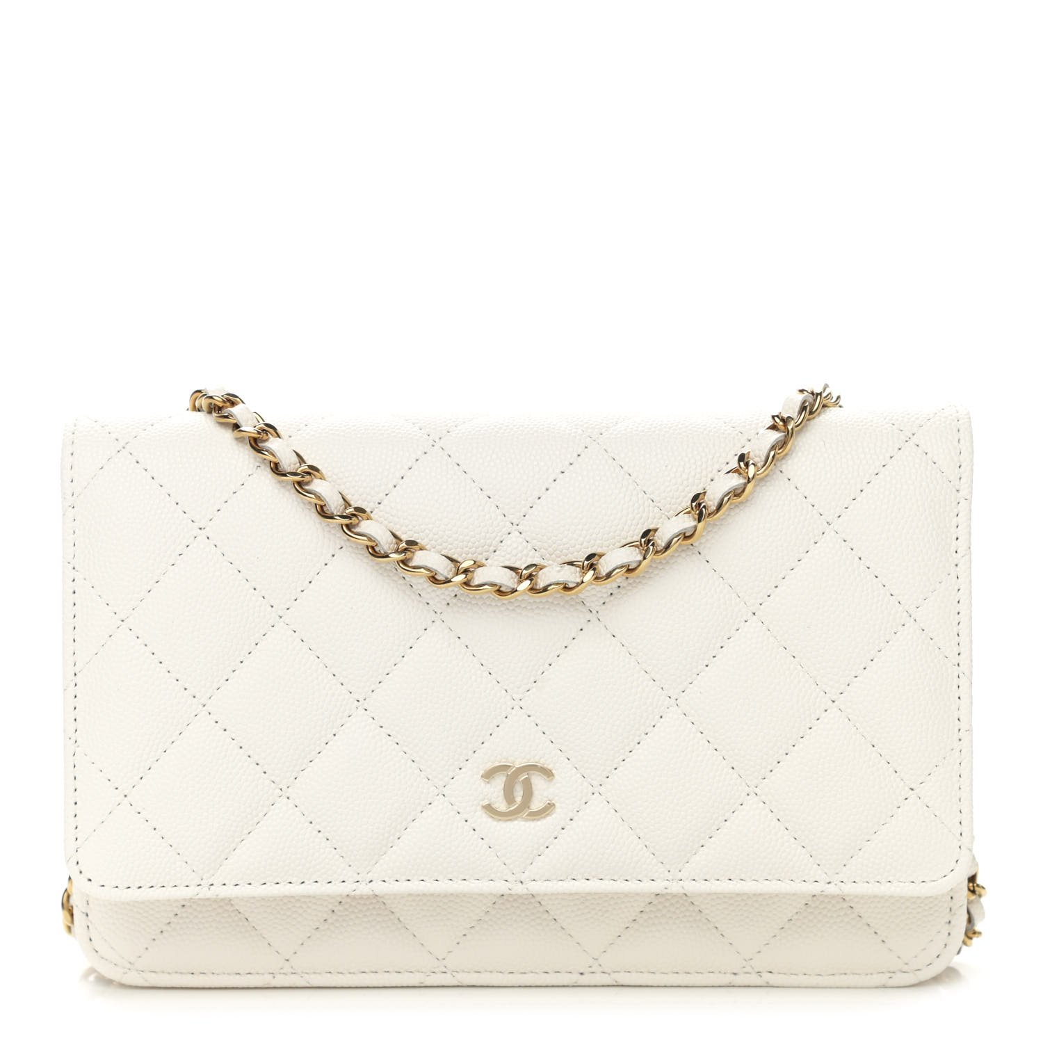 Classic Wallet on Chain Lambskin Gold Hardware