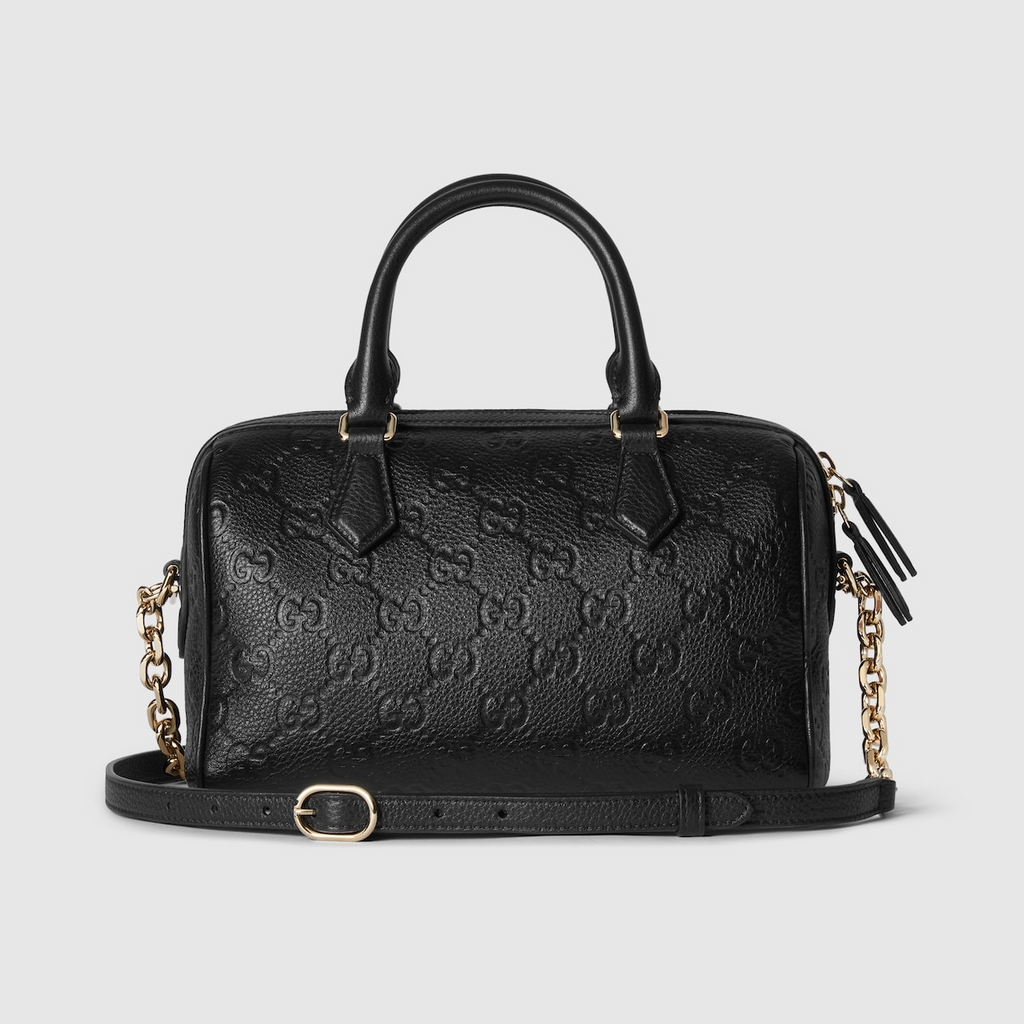 Gucci Emblem Medium Boston Bag
