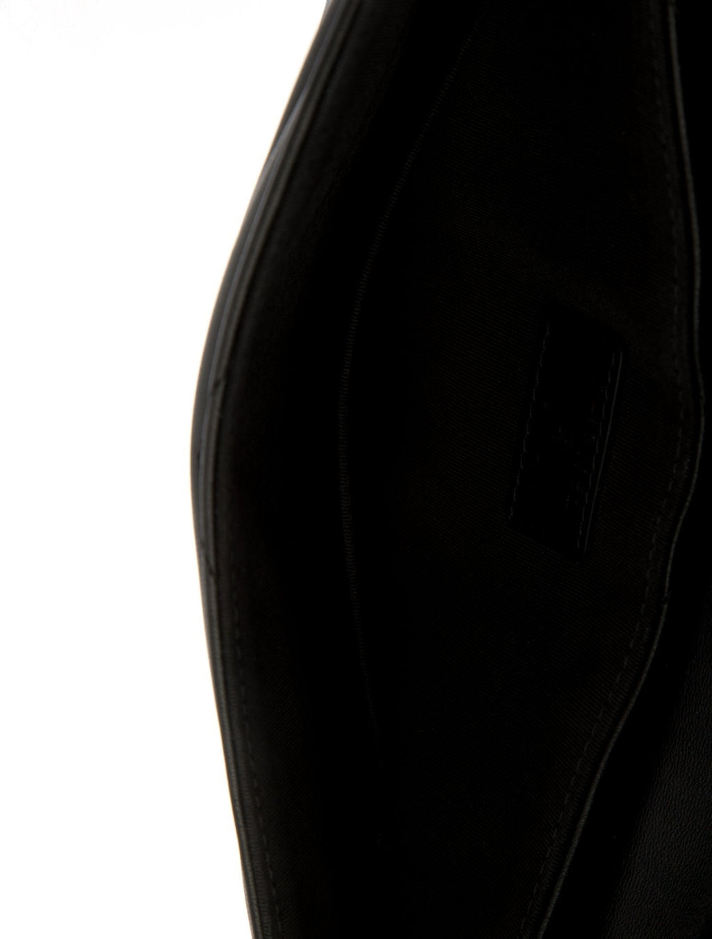 Lambskin Chevron CC Button Flap Clutch