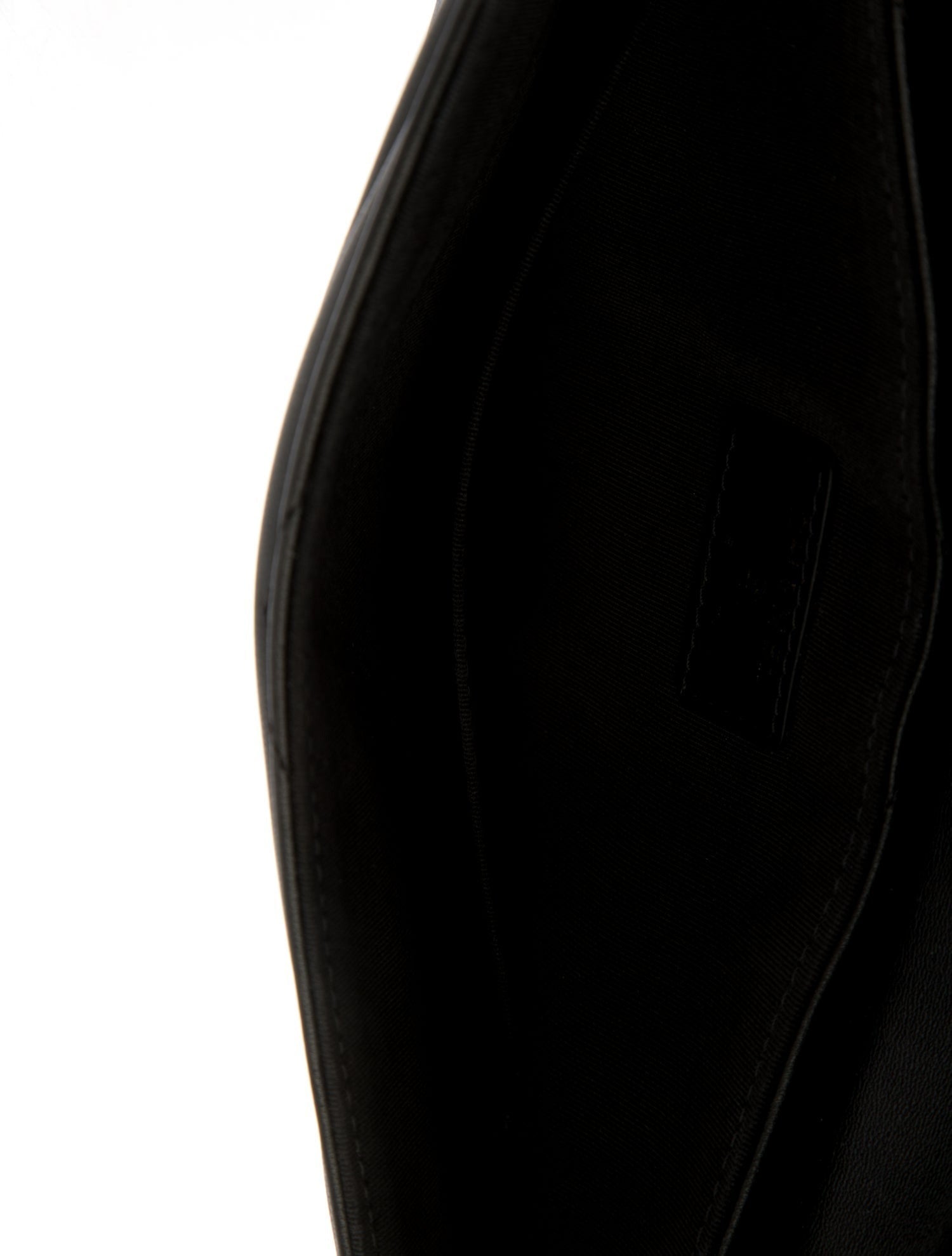 Lambskin Chevron CC Button Flap Clutch