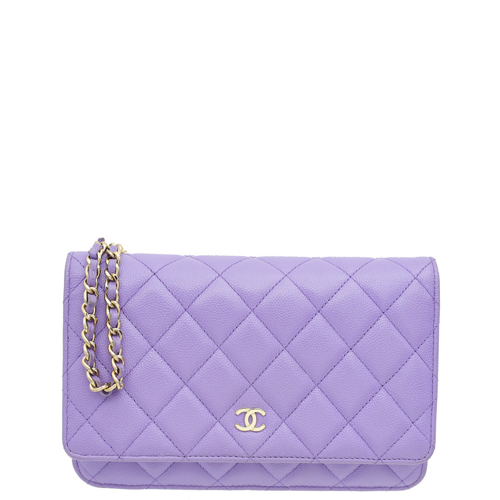 Classic Wallet on Chain Lambskin Gold Hardware