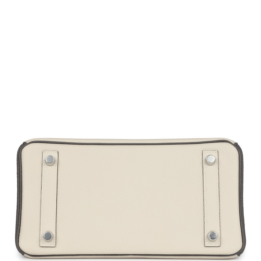 Hermès Special Order (HSS) Birkin 25 Beton and Etain Togo Brushed Palladium Hardware