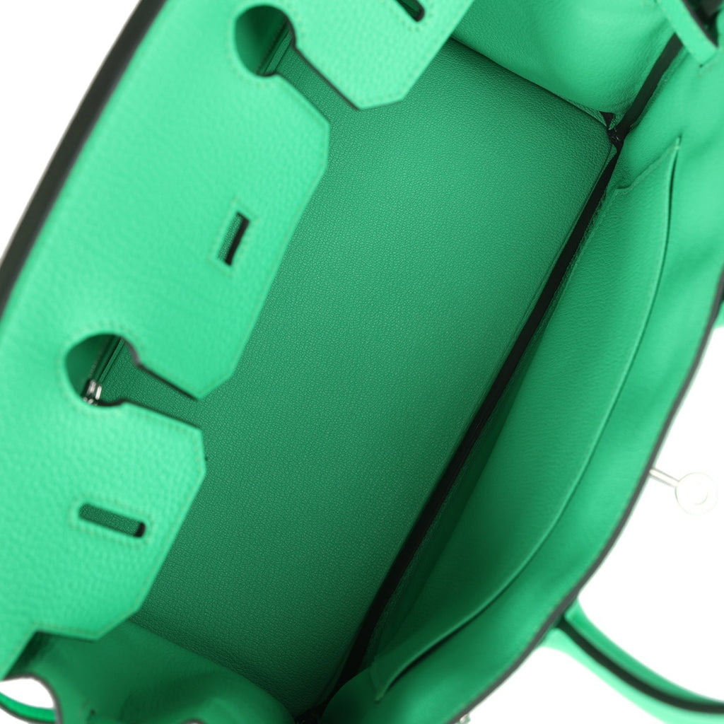 Birkin 30 Vert Comics Togo Palladium Hardware