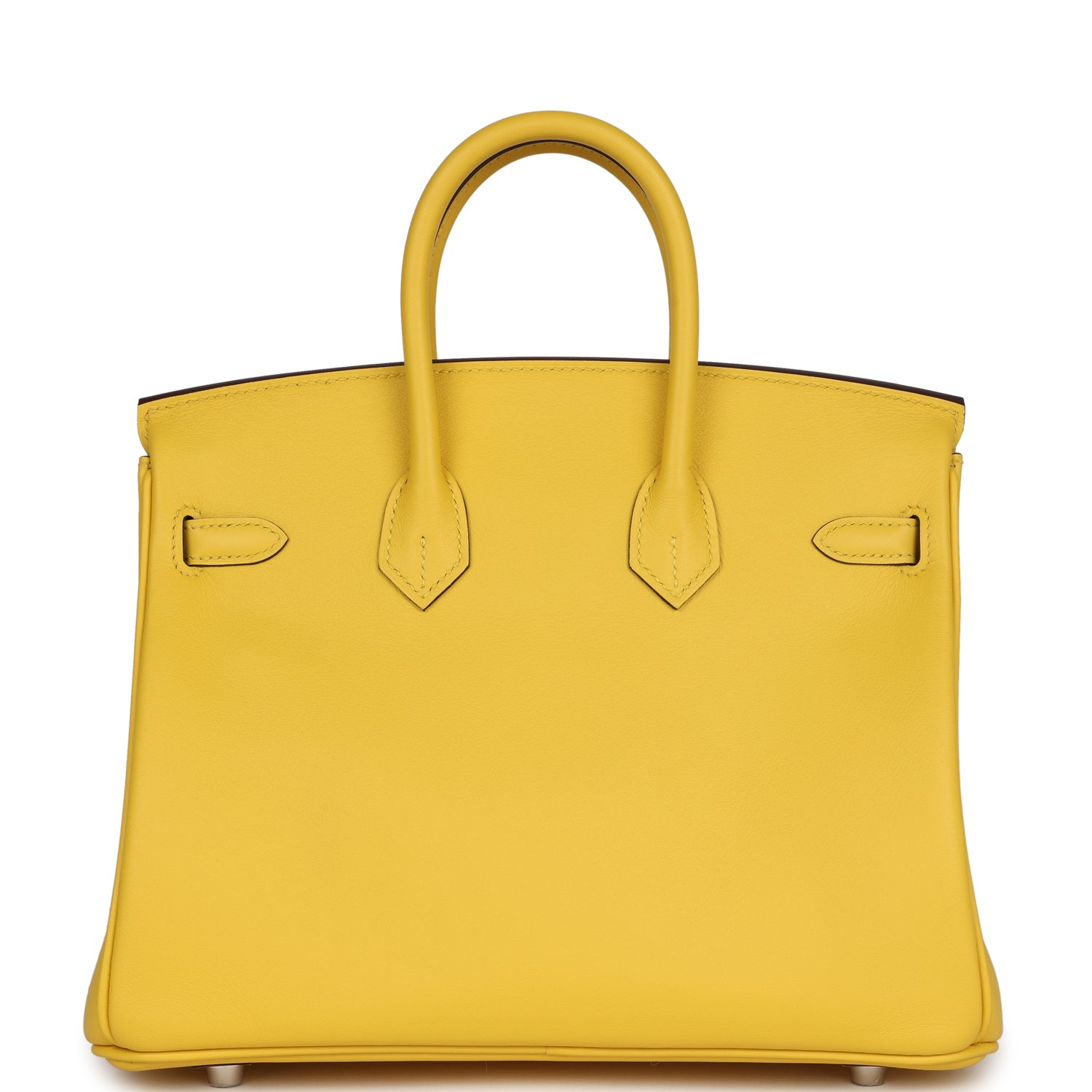 Birkin 25 Jaune de Naples Swift Palladium Hardware