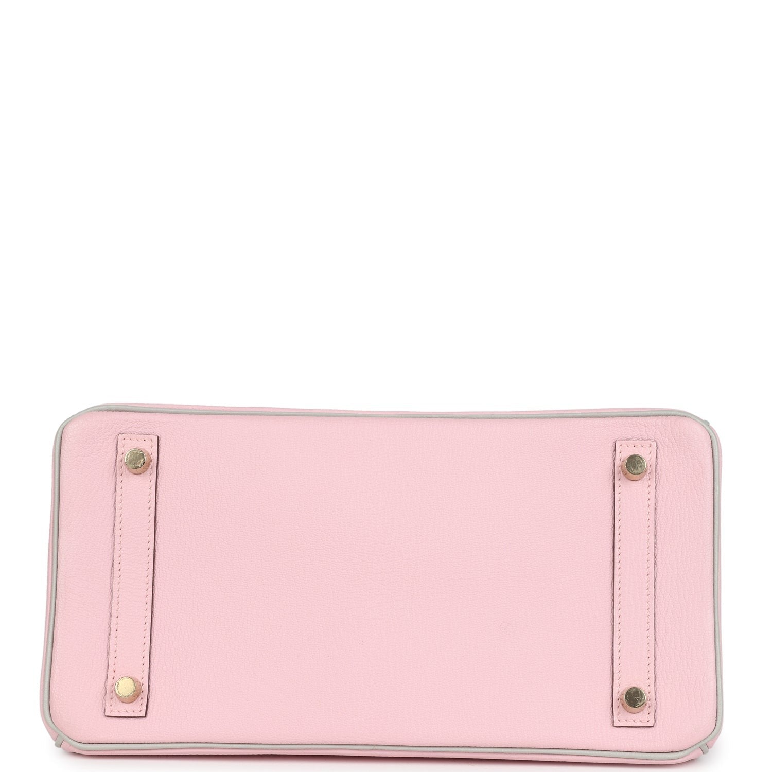 Hermès Special Order (HSS) Birkin 30 Rose Sakura and Gris Perle Chevre Brushed Gold Hardware