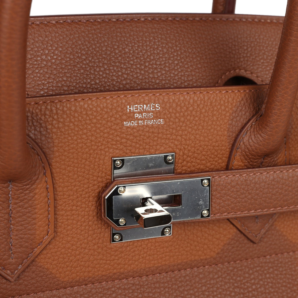 Coup De Soleil Birkin HAC 40 Gold Togo Palladium Hardware