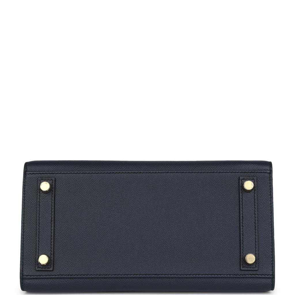 Birkins 25 Bleu Indigo Epsom Gold Hardware