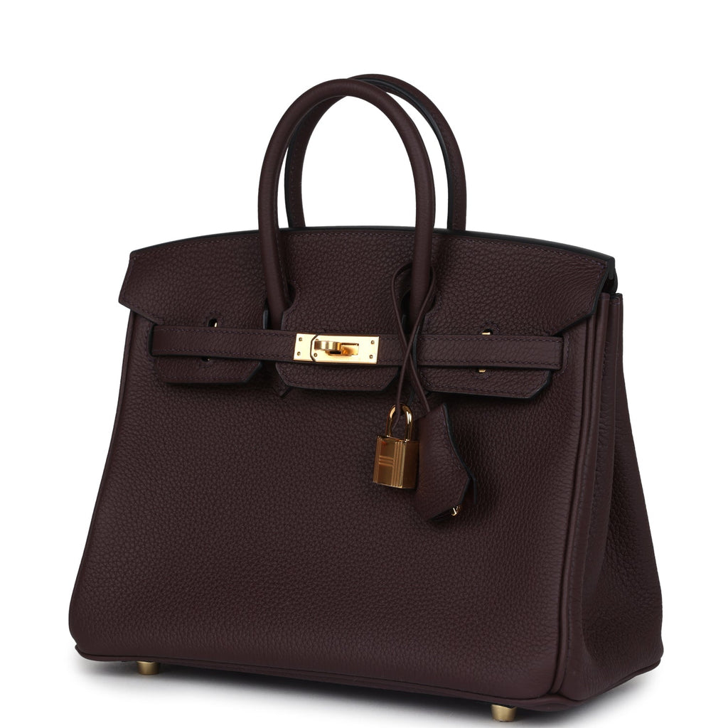 Birkin 25 Rouge Sellier Togo Gold Hardware