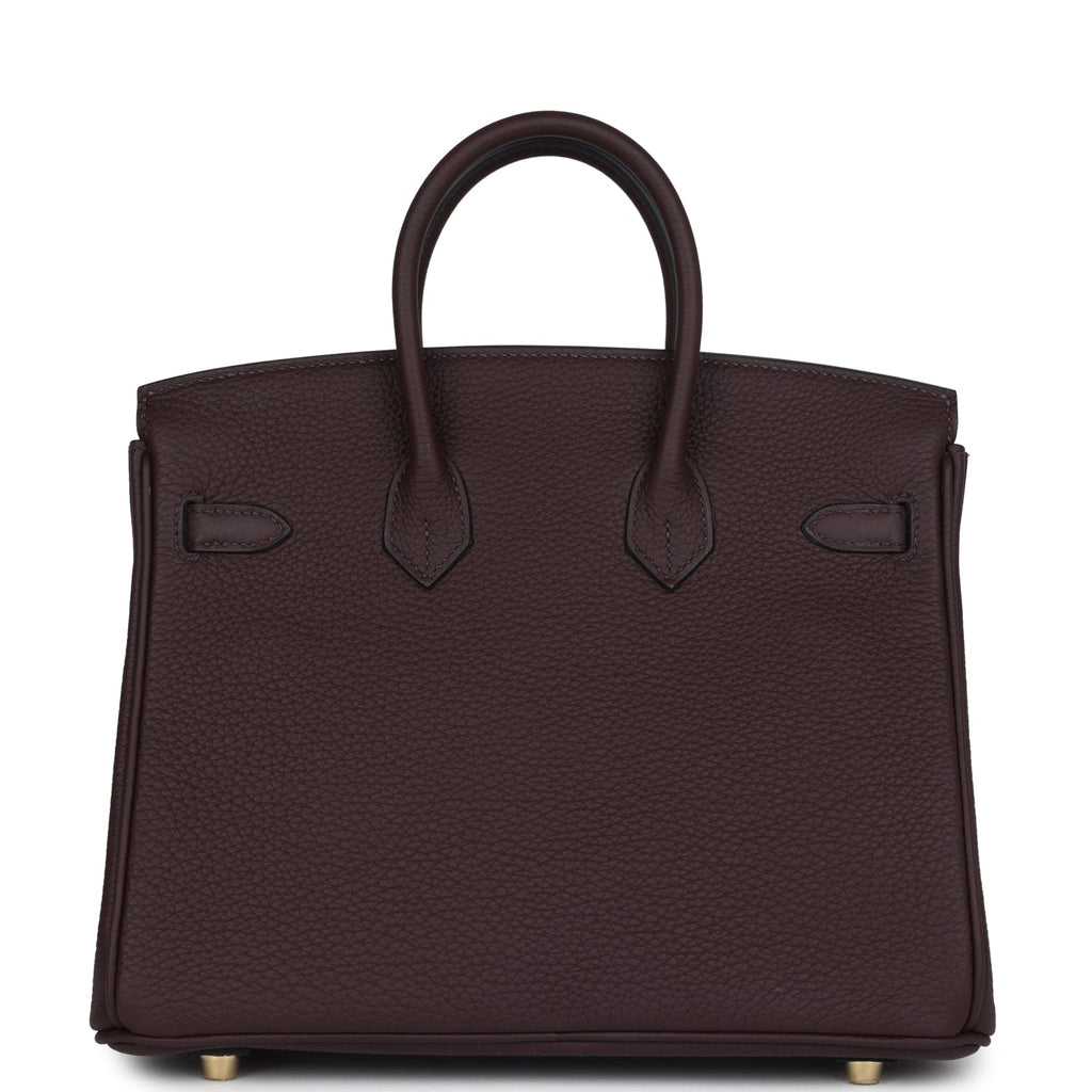 Birkin 25 Rouge Sellier Togo Gold Hardware
