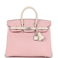 Hermès Special Order (HSS) Birkin 25 Rose Sakura and Nata Swift Brushed Gold Hardware
