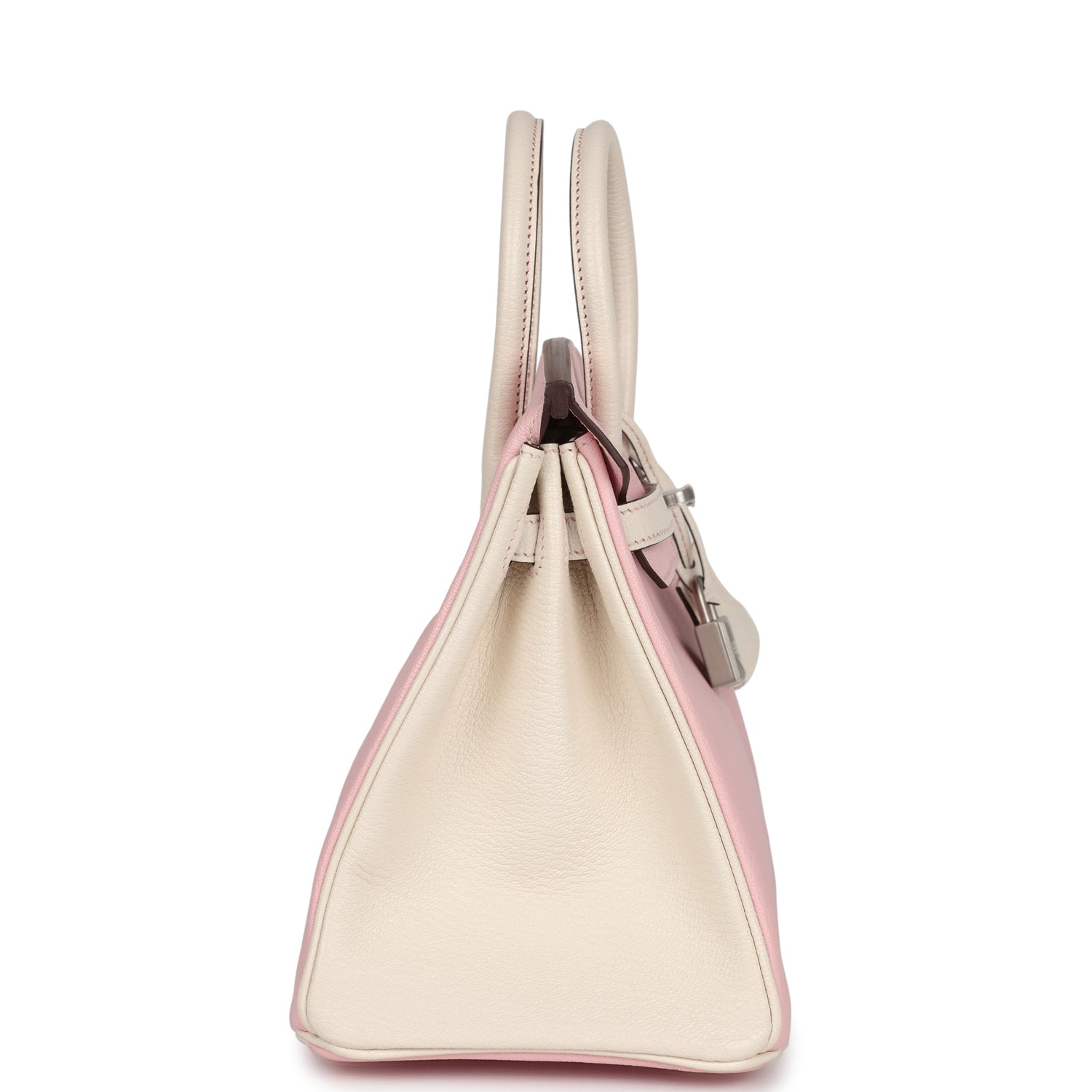 Hermès Special Order (HSS) Birkin 25 Rose Sakura and Nata Swift Brushed Gold Hardware