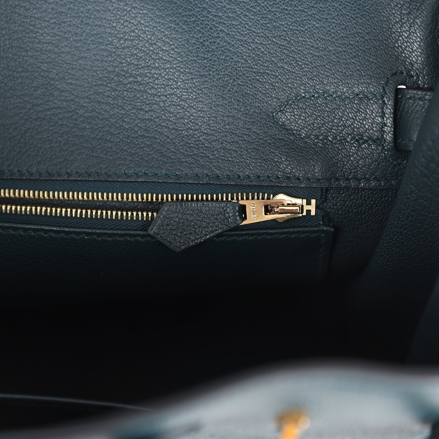 Vert Cypress Taurillon Novillo Gold Hardware