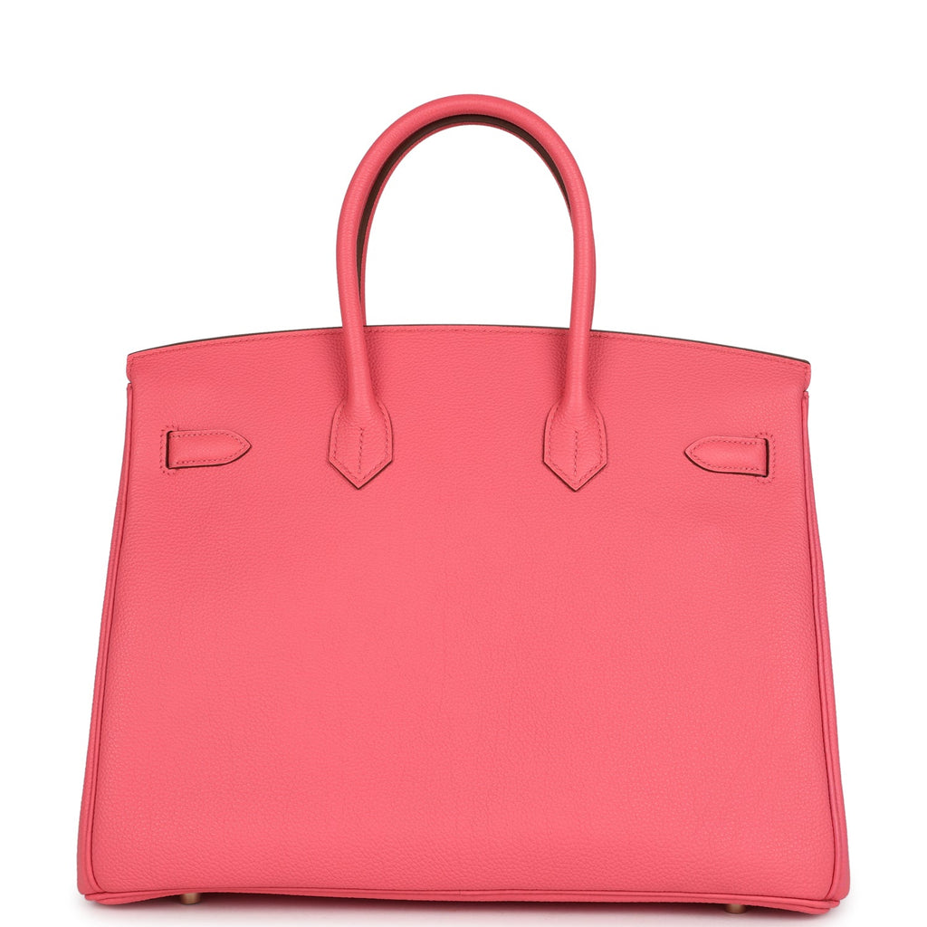 Birkin 35 Rose Lipstick Togo Gold Hardware
