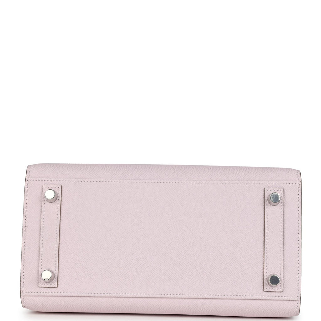 Birkin 25 Mauve Pale Epsom Palladium Hardware