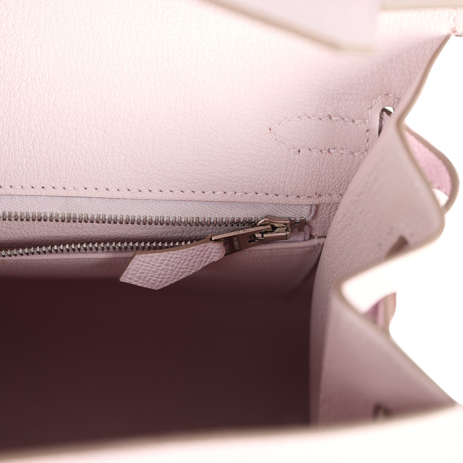 Birkin 25 Mauve Pale Epsom Palladium Hardware