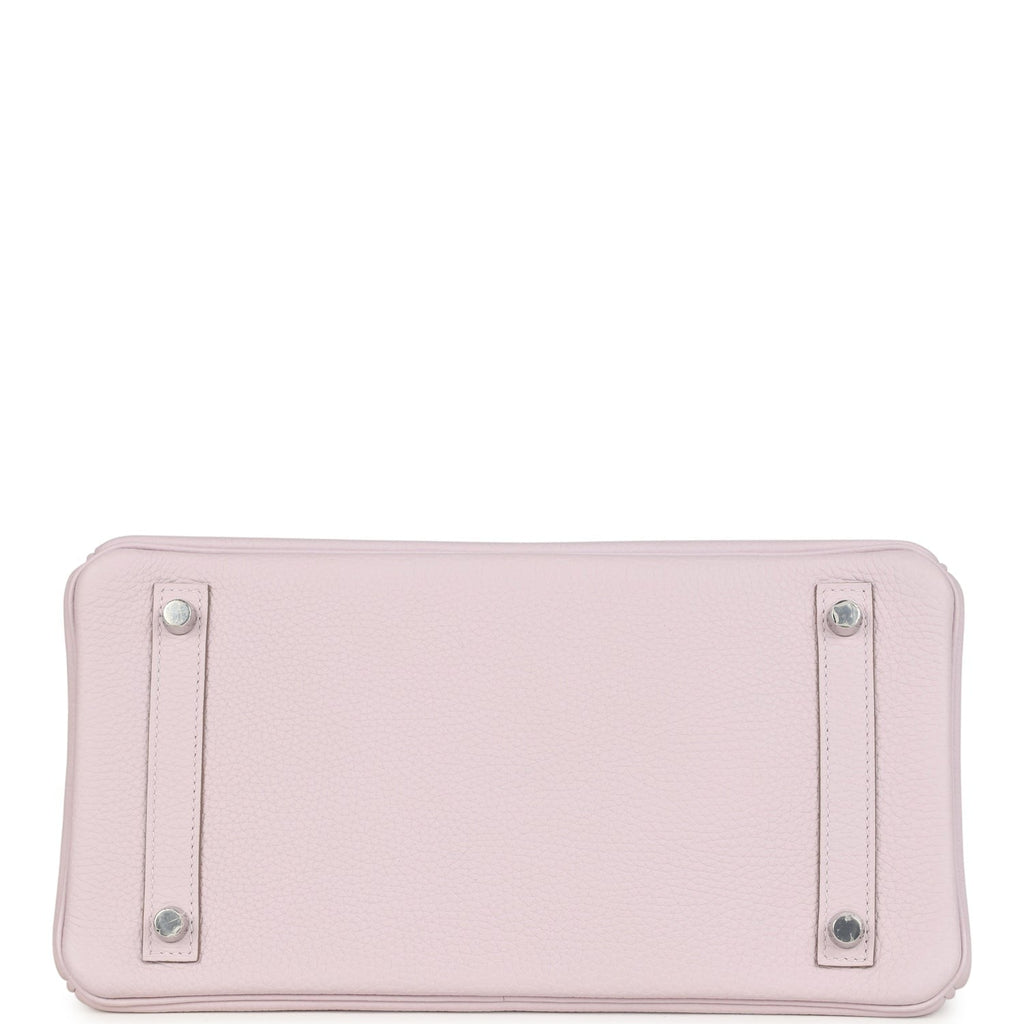 Birkin 30 Mauve Pale Clemence Palladium Hardware
