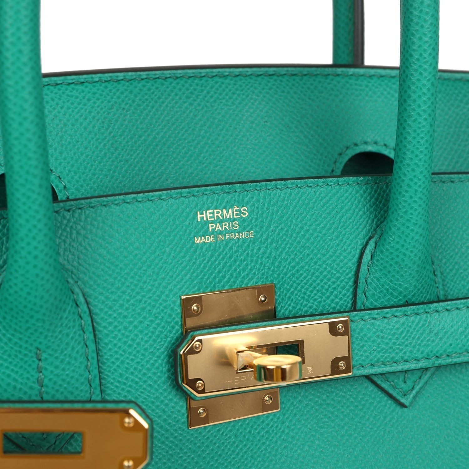 Birkin 30 Vert Jade Epsom Gold Hardware