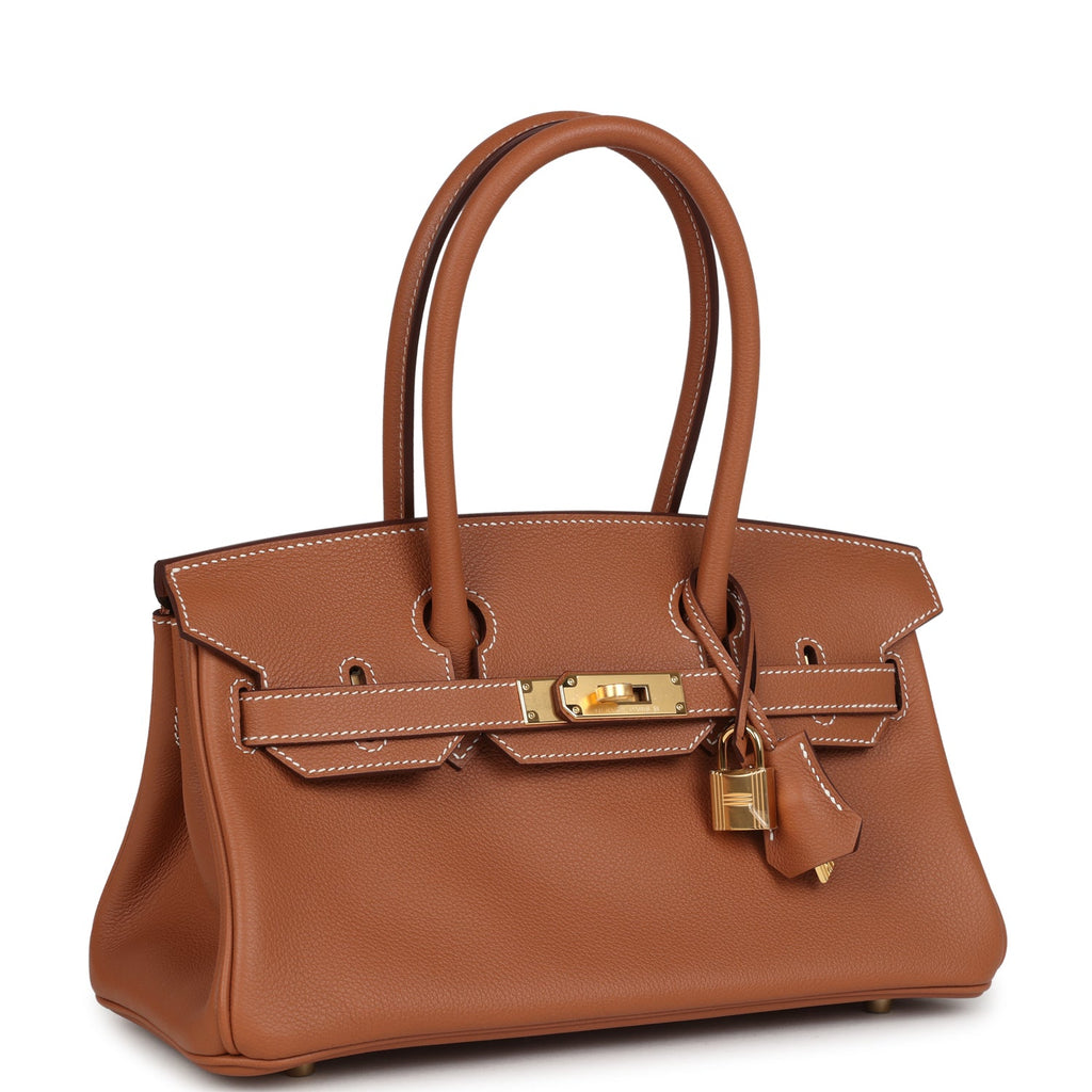 Shoulder Birkin Light 29 Gold Evercolor Gold Hardware