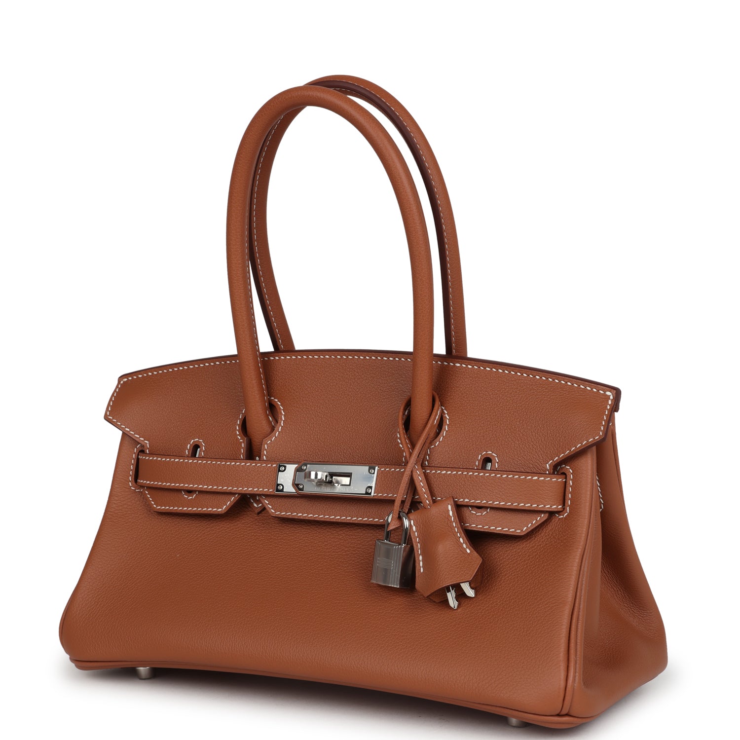 Shoulder Birkin Light 29 Gold Evercolor Palladium Hardware