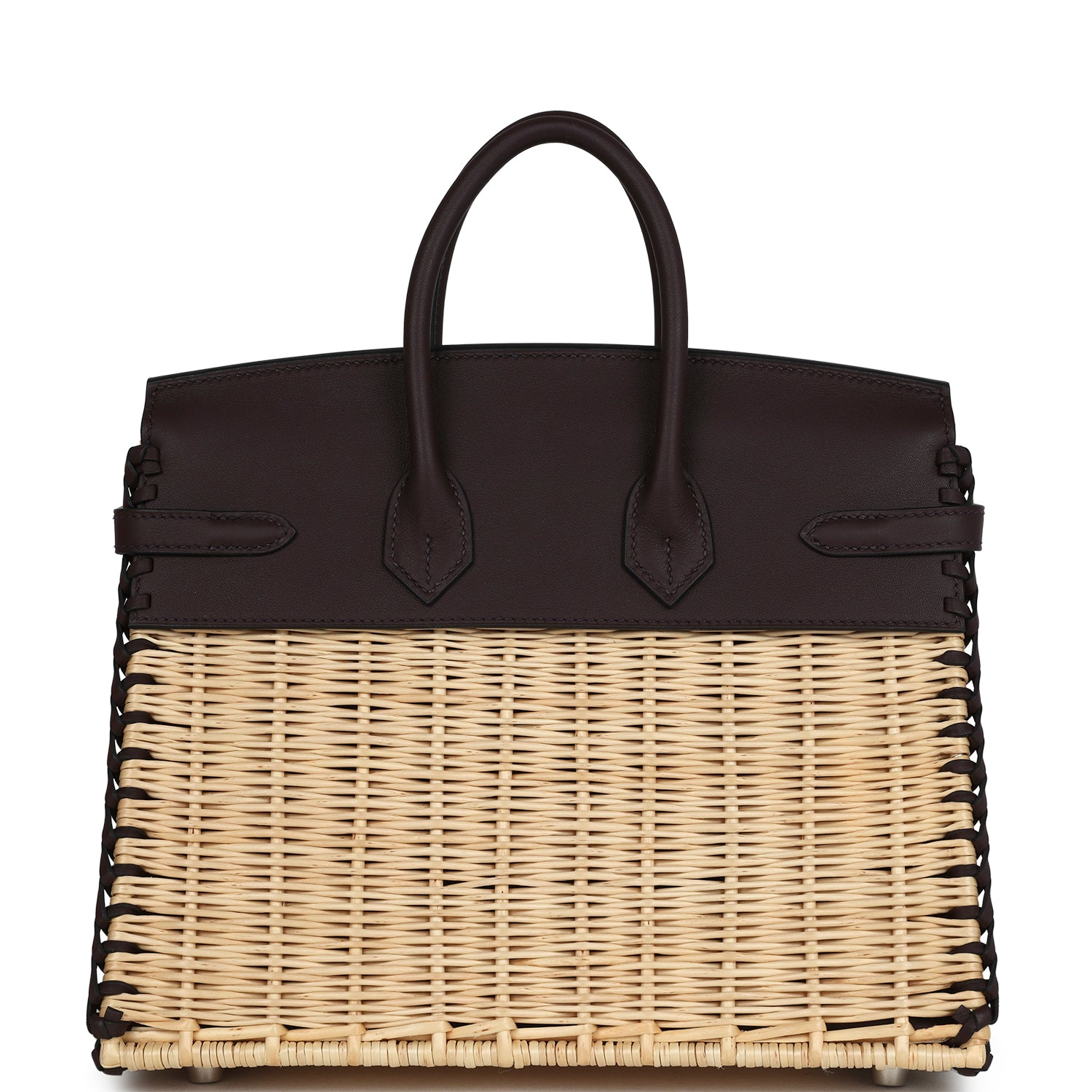 Birkin 25 Rouge Sellier Swift Palladium Hardware