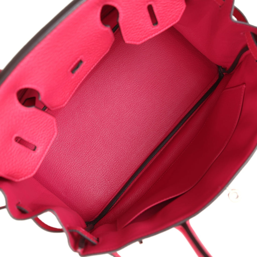 Birkin 30 Framboise Togo Palladium Hardware
