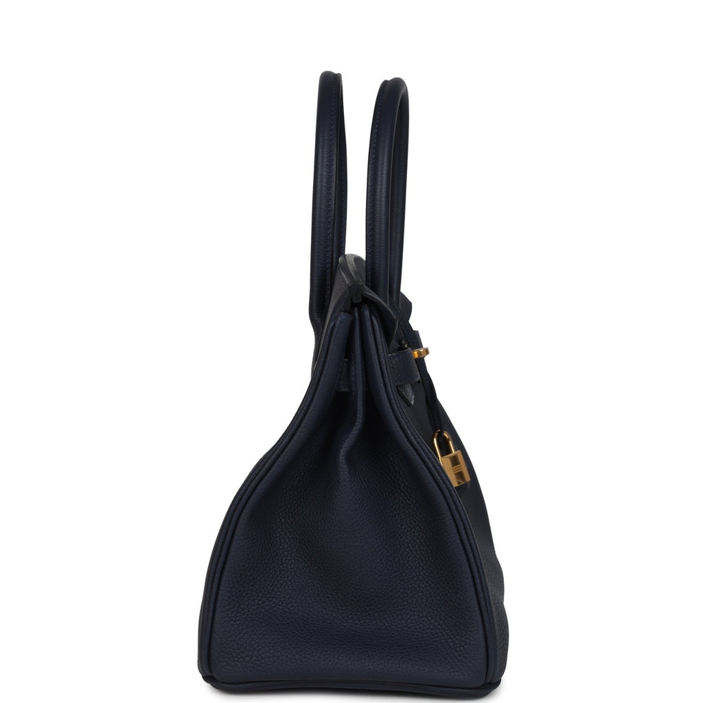Birkin 30 Bleu Nuit Togo Gold Hardware