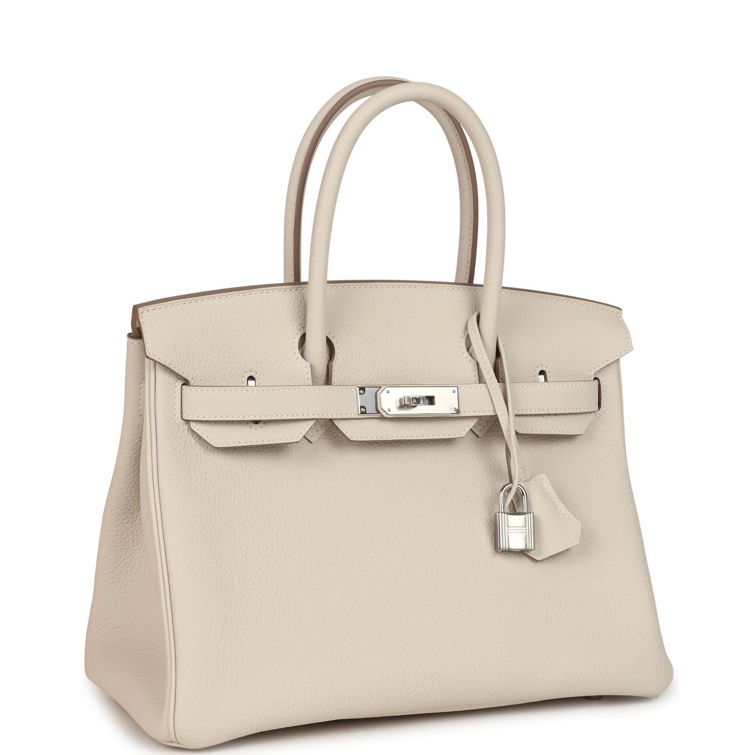 Birkin 30 Craie Togo Palladium Hardware