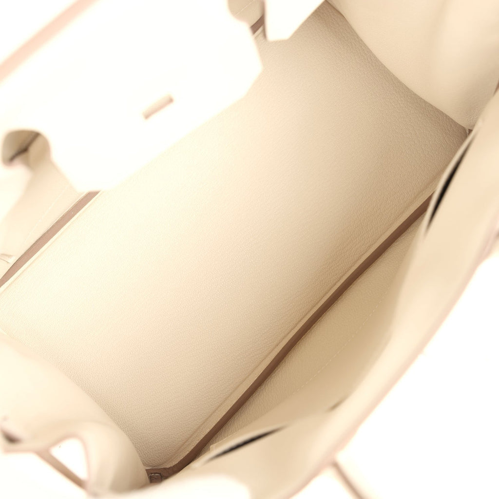 Birkin 30 Craie Togo Palladium Hardware