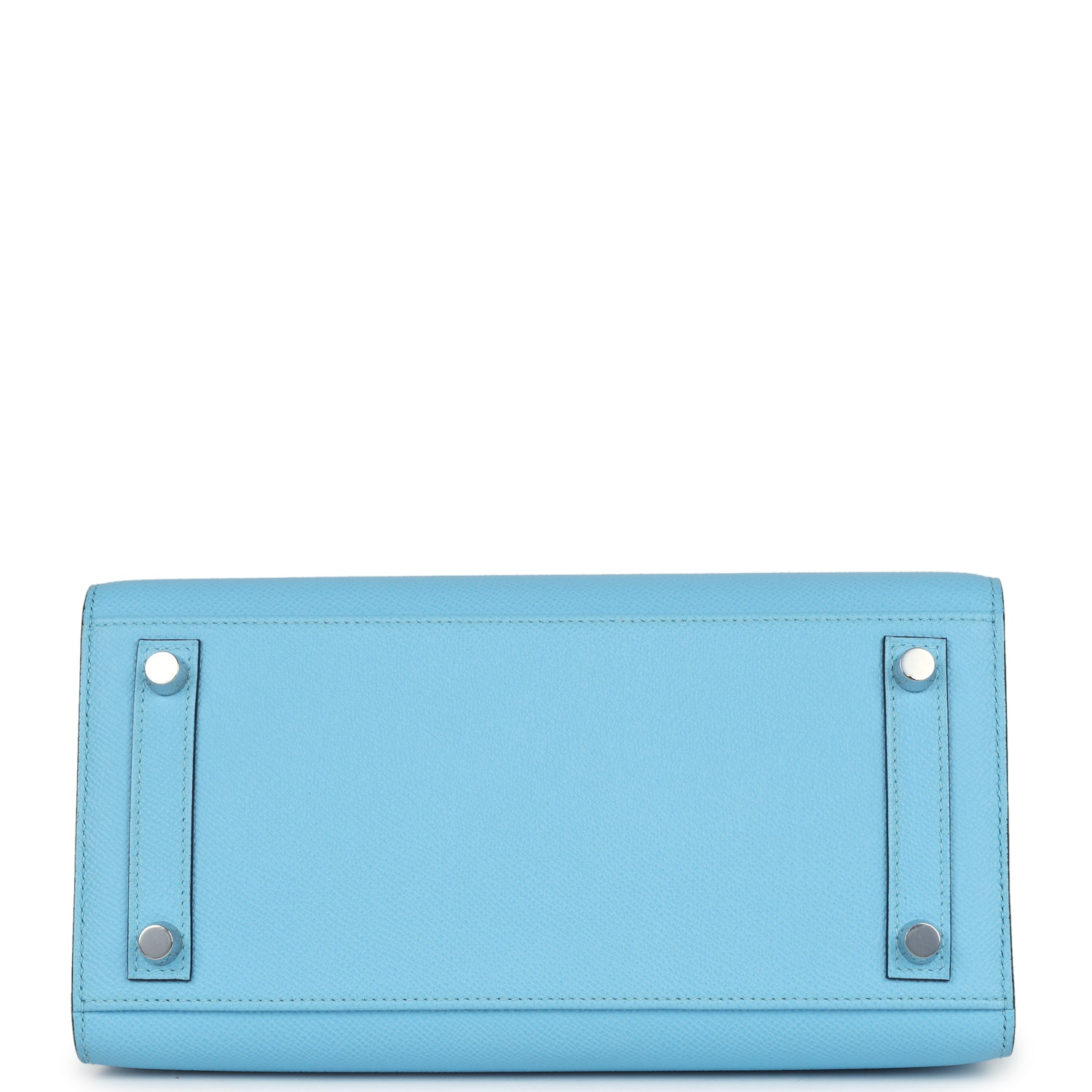 Birkins 25 Celeste Epsom Palladium Hardware
