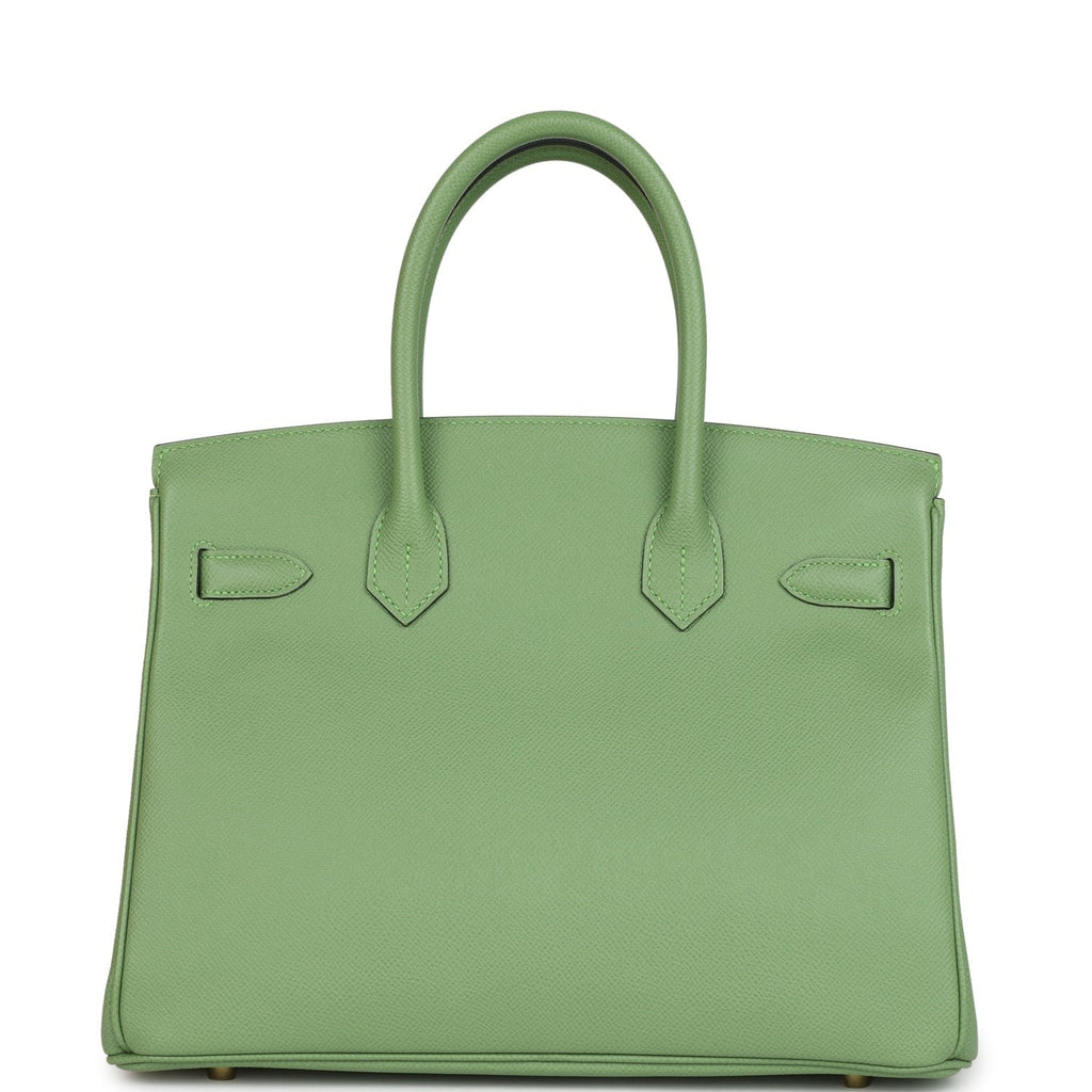 Vert Criquet Epsom Gold Hardware