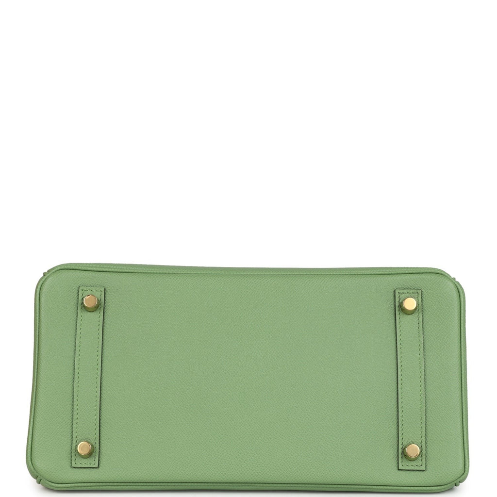 Vert Criquet Epsom Gold Hardware