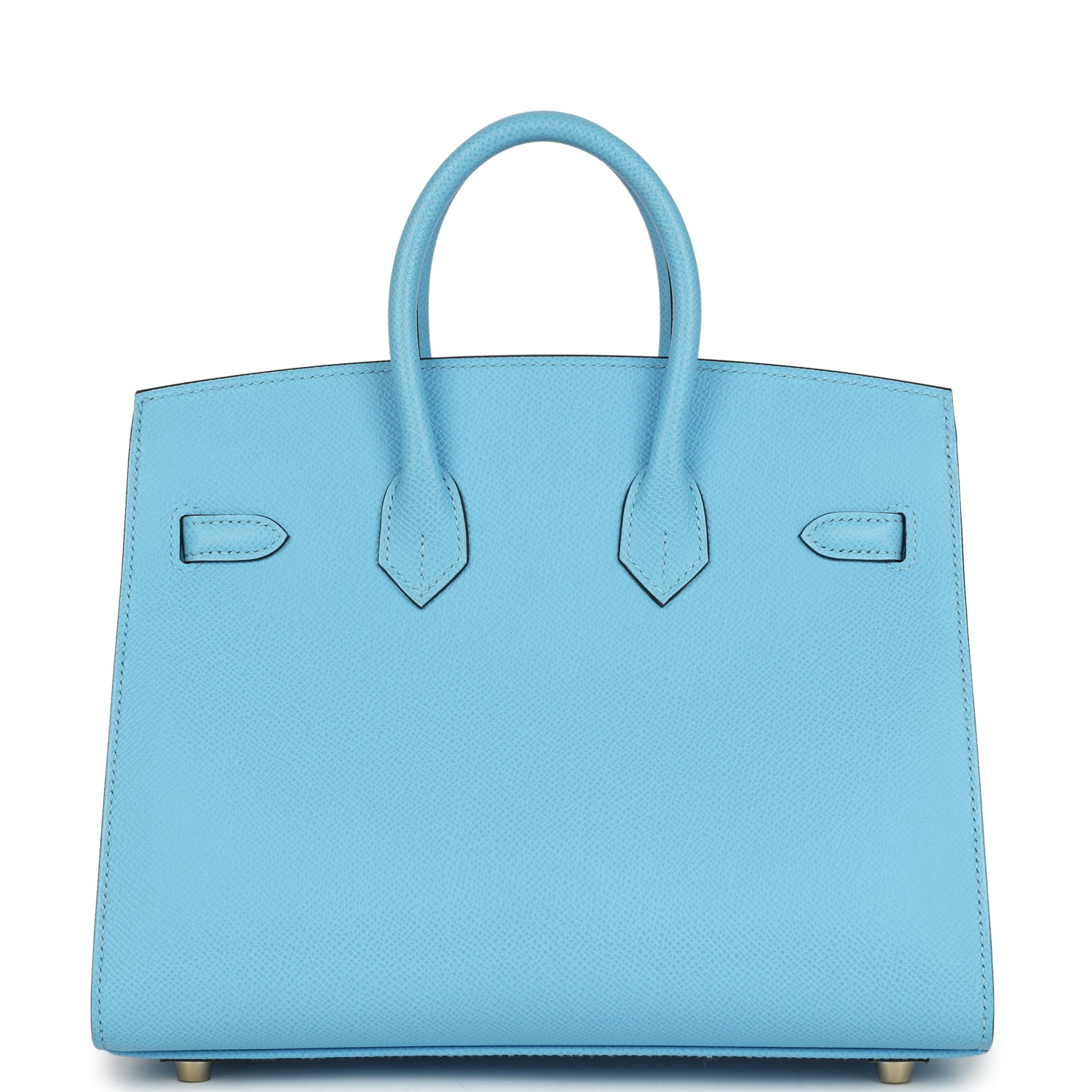 Birkin Sellier 25 Celeste Epsom Gold Hardware