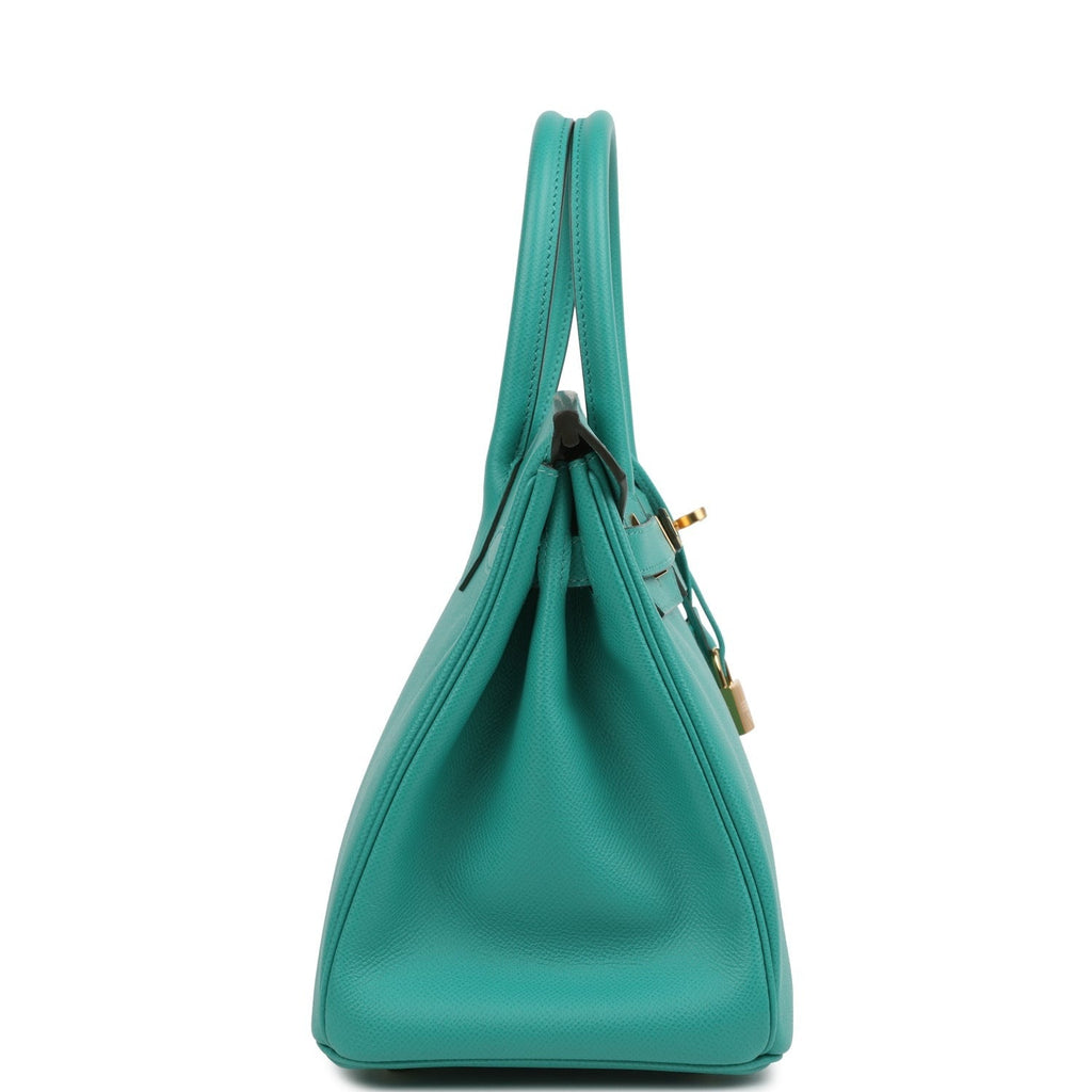 Birkin 30 Vert Verone Epsom Gold Hardware