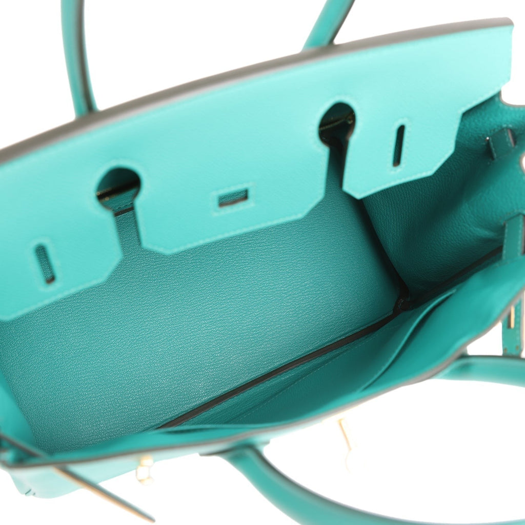 Birkin 30 Vert Verone Epsom Gold Hardware